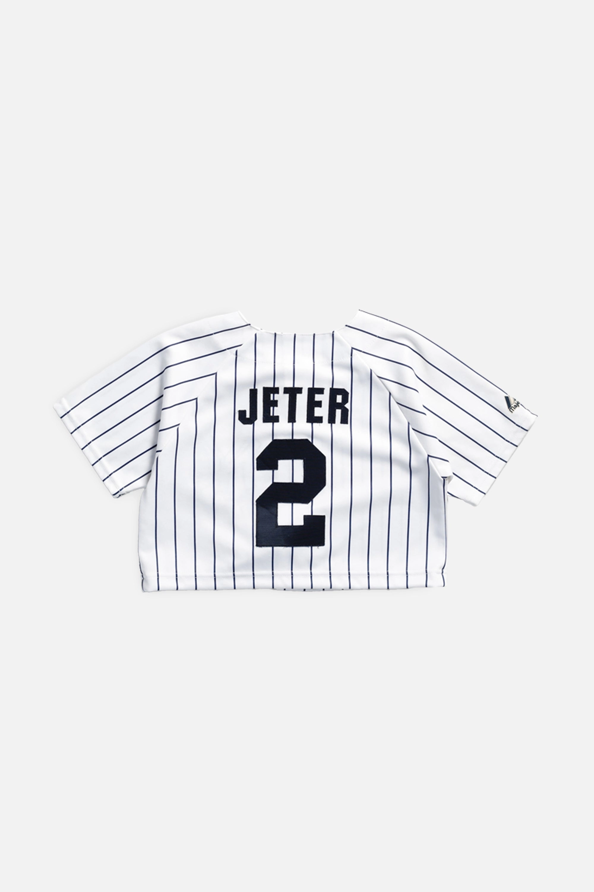Rework New York Yankees MLB Crop Jersey - XS