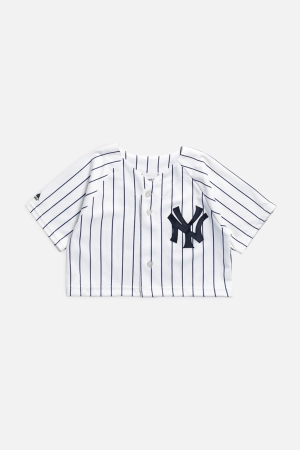 Rework New York Yankees MLB Crop Jersey - XS