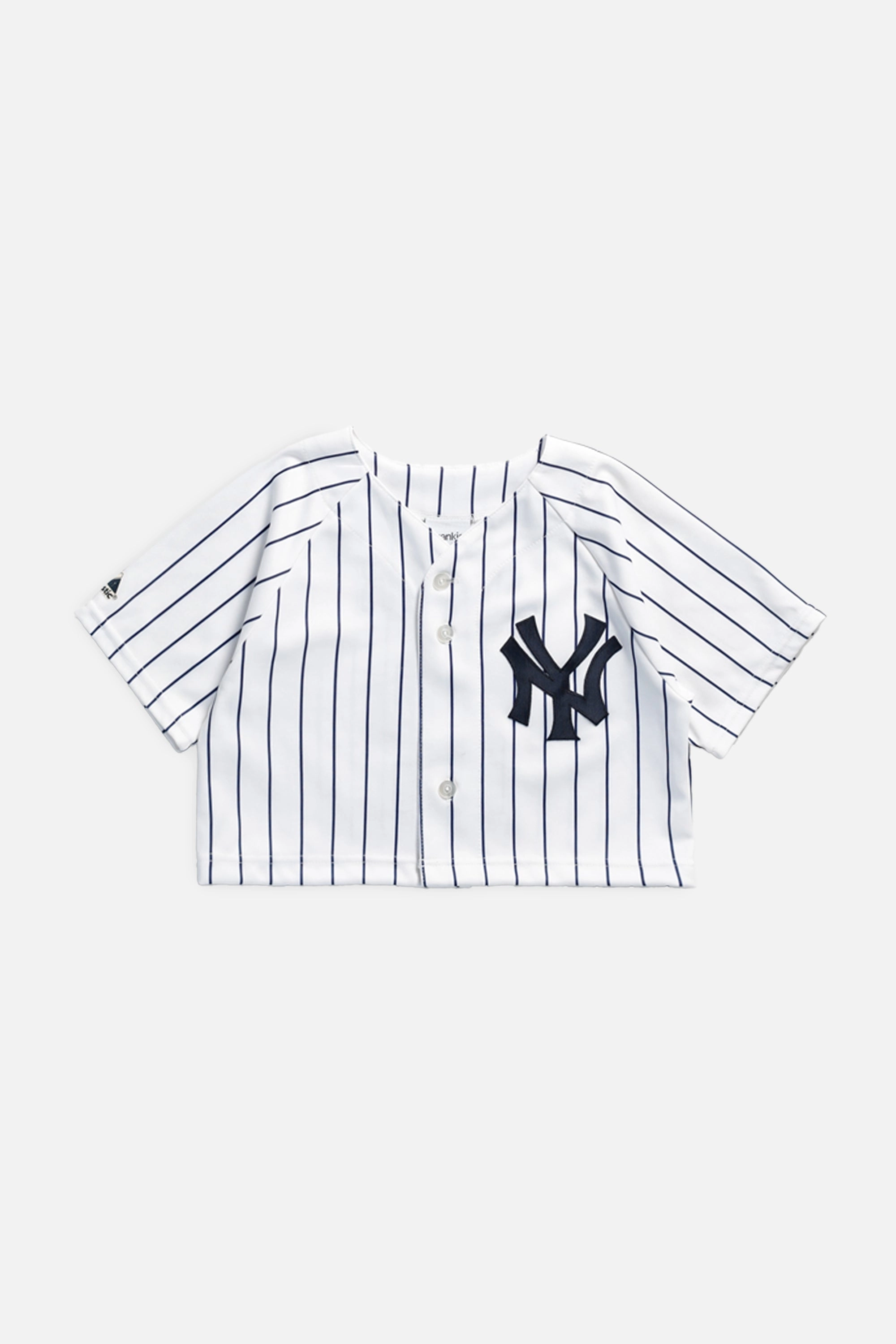 Rework New York Yankees MLB Crop Jersey - XS