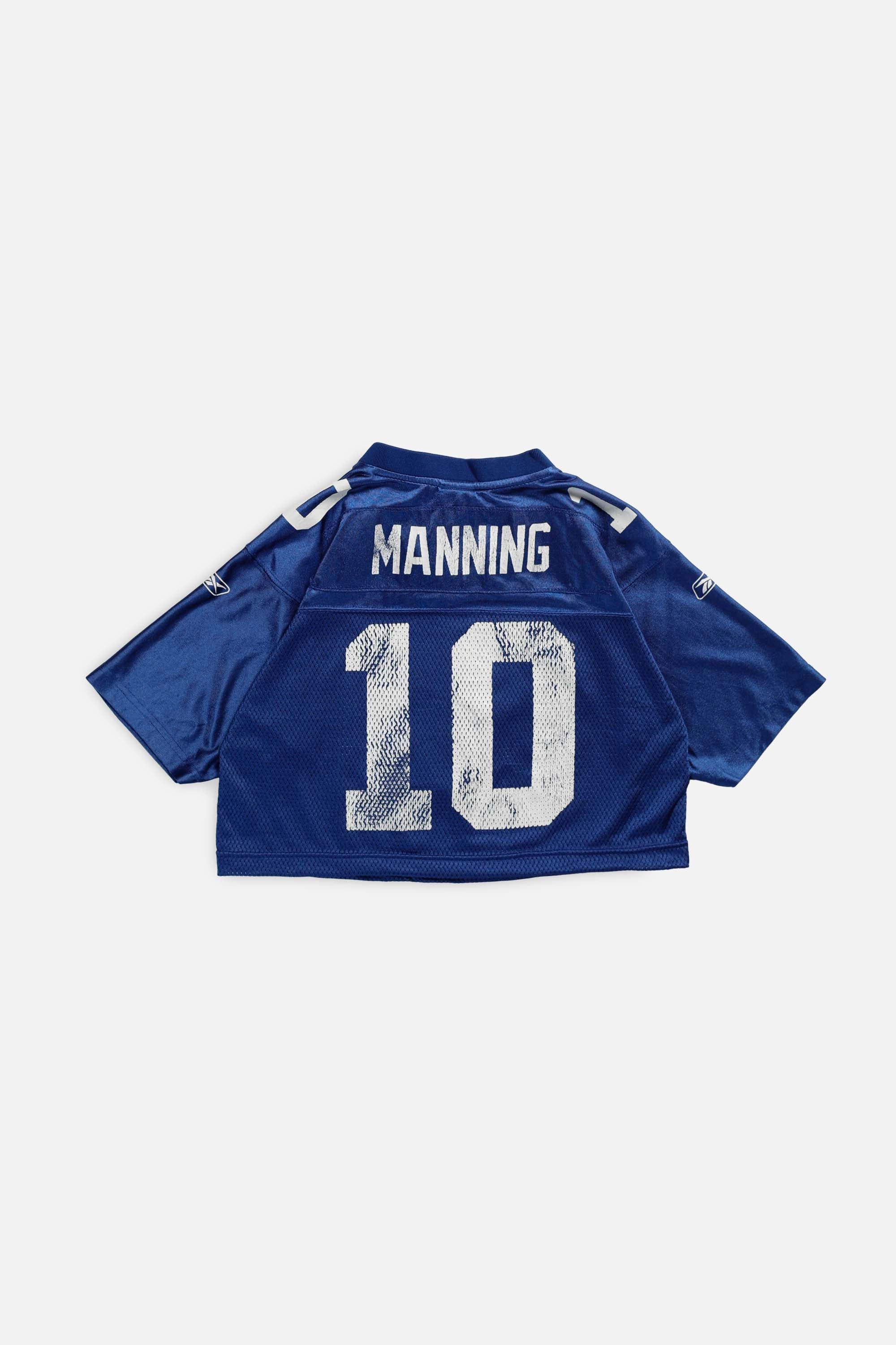 Rework NY Giants Crop NFL Jersey - S
