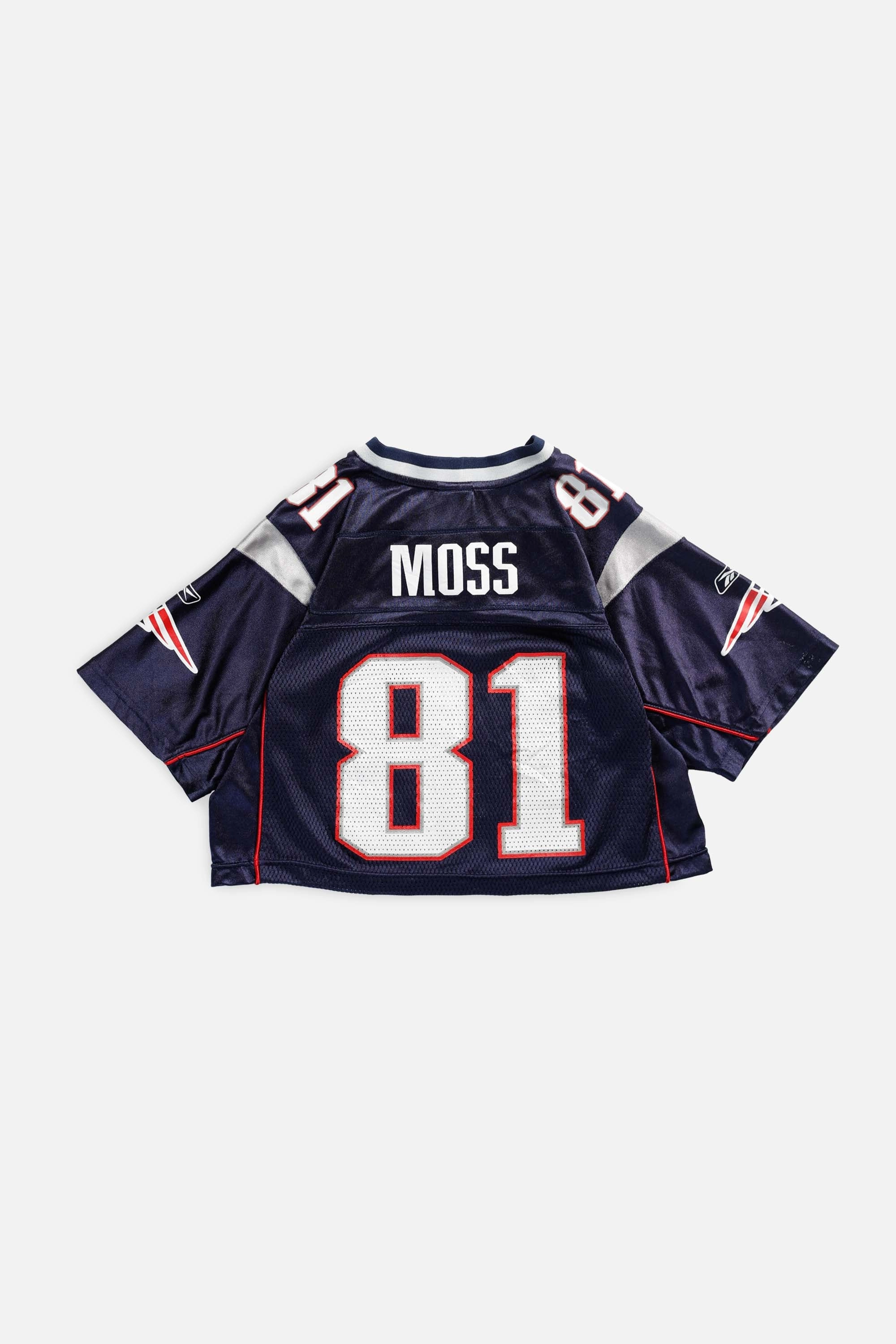 Rework Patriots Crop NFL Jersey - S