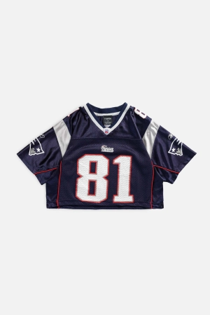 Rework Patriots Crop NFL Jersey - S