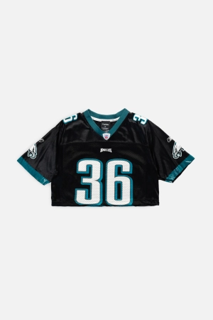 Rework Philadelphia Eagles Crop NFL Jersey - XS