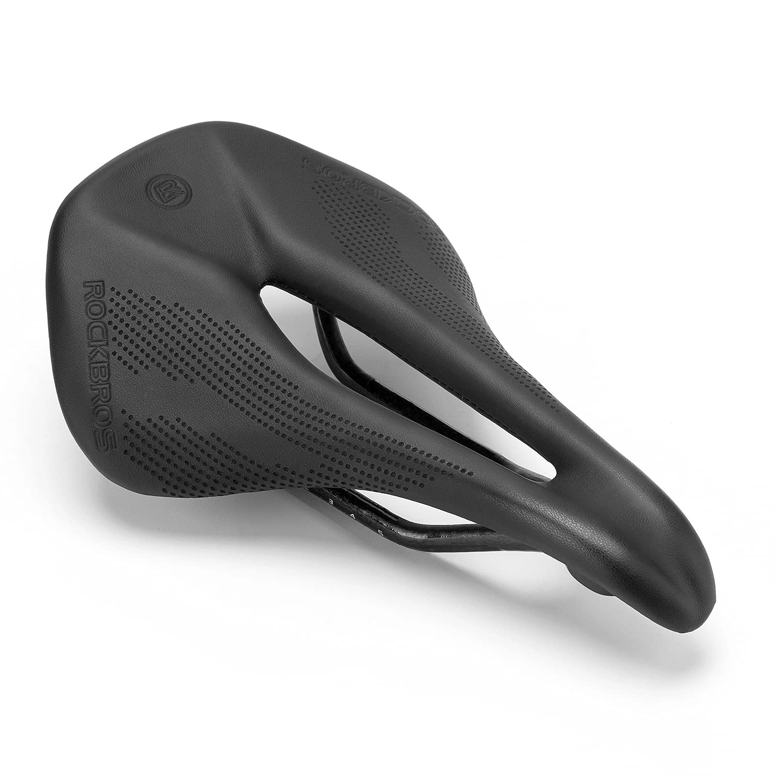 ROCKBROS Carbon Fiber Bike Saddle Lightweight Shock-Absorbing Comfort for Men Women"