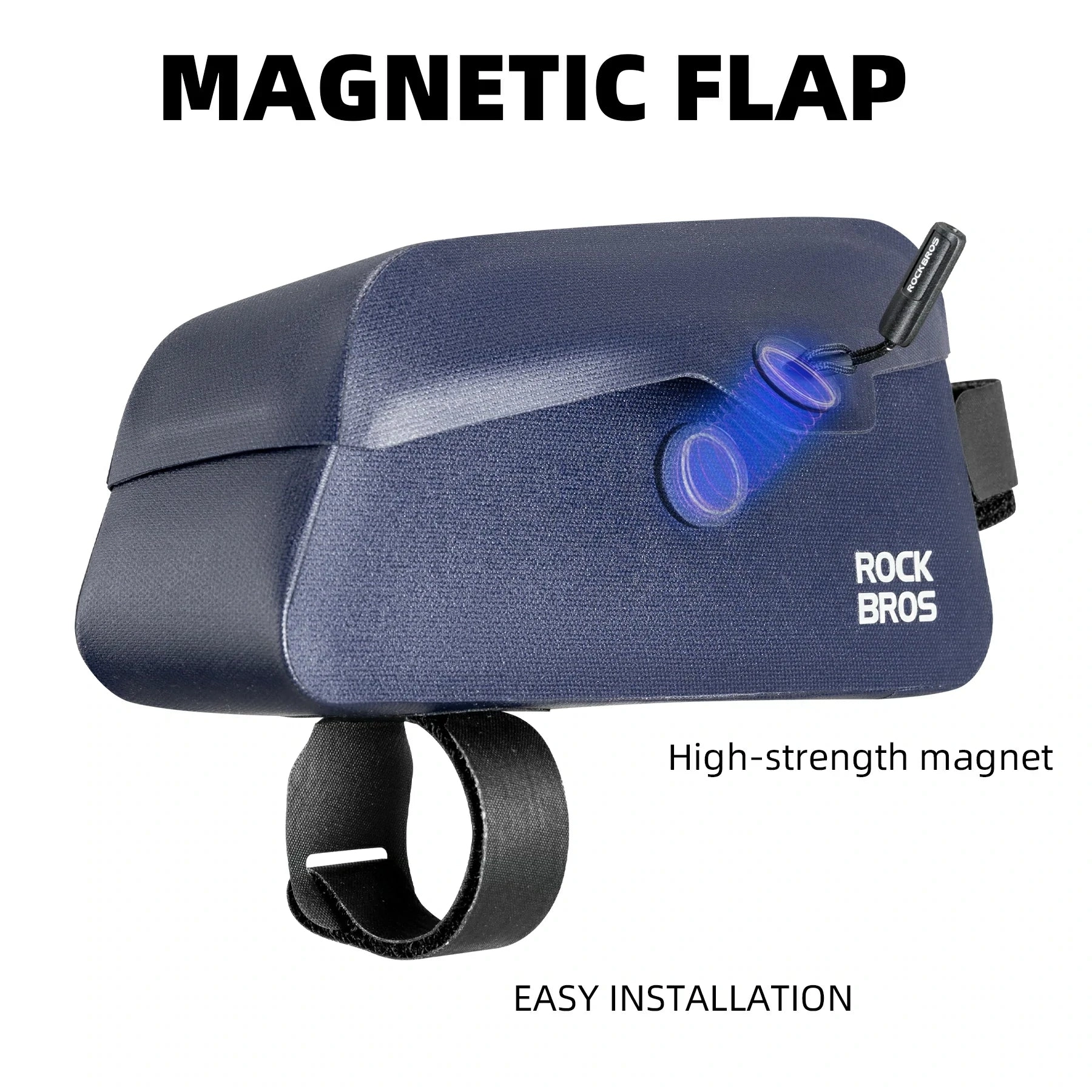 ROCKBROS Magnetic 100% Waterproof Bike Top Tube Frame Bag 0.6L/0.9L