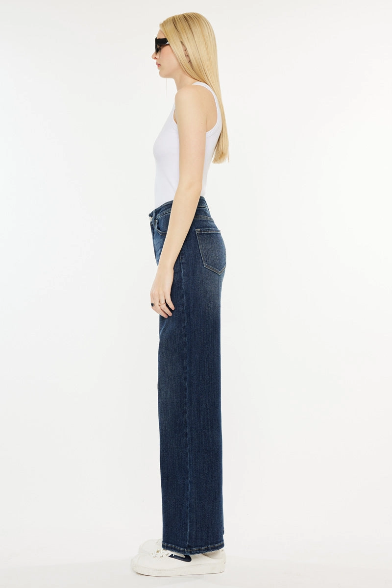 Samia Essentials High Rise Wide Leg Jeans