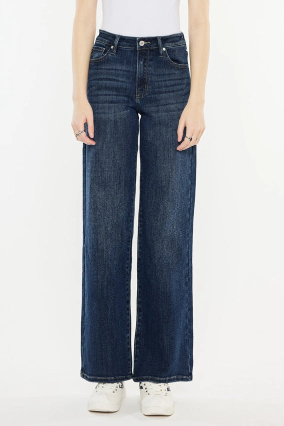 Samia Essentials High Rise Wide Leg Jeans