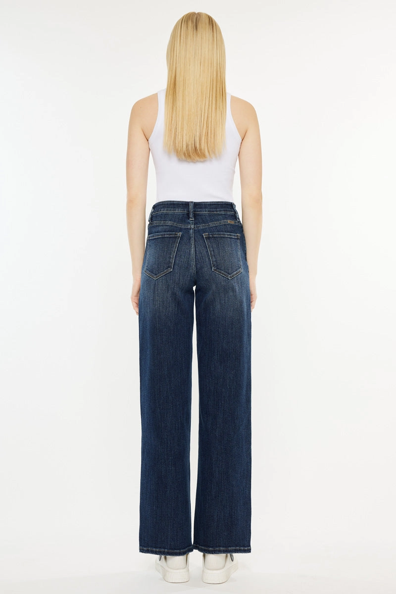 Samia Essentials High Rise Wide Leg Jeans