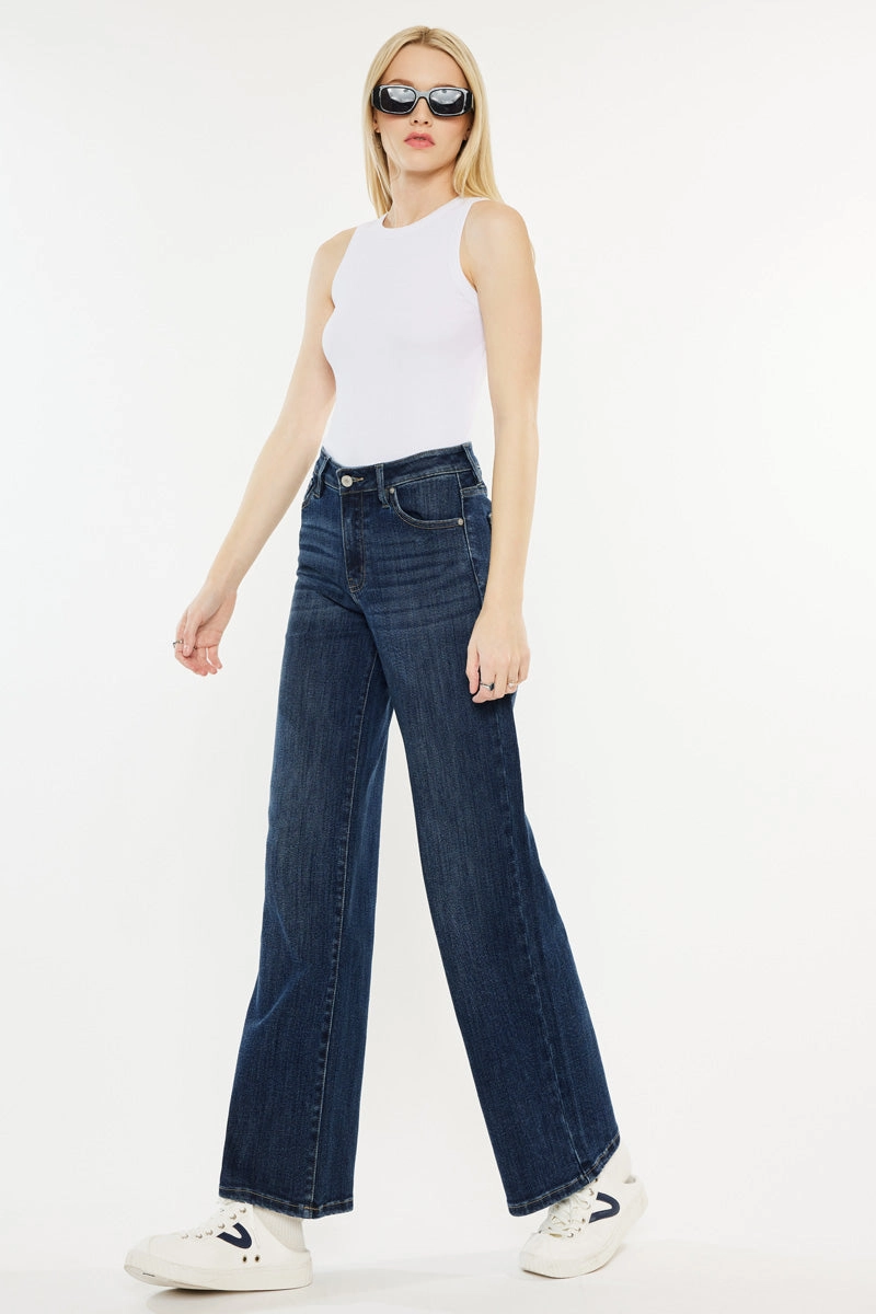Samia Essentials High Rise Wide Leg Jeans