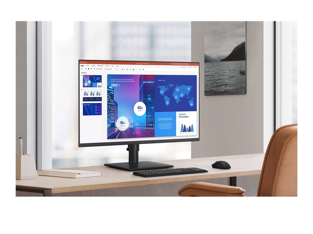 Samsung S27D402GAN - S40GD Series - LED monitor - 27 - 1920 x 1080 Full HD (1080p) @ 100 Hz - IPS - 250 cd/mï¿½ - 1000:1 - 5