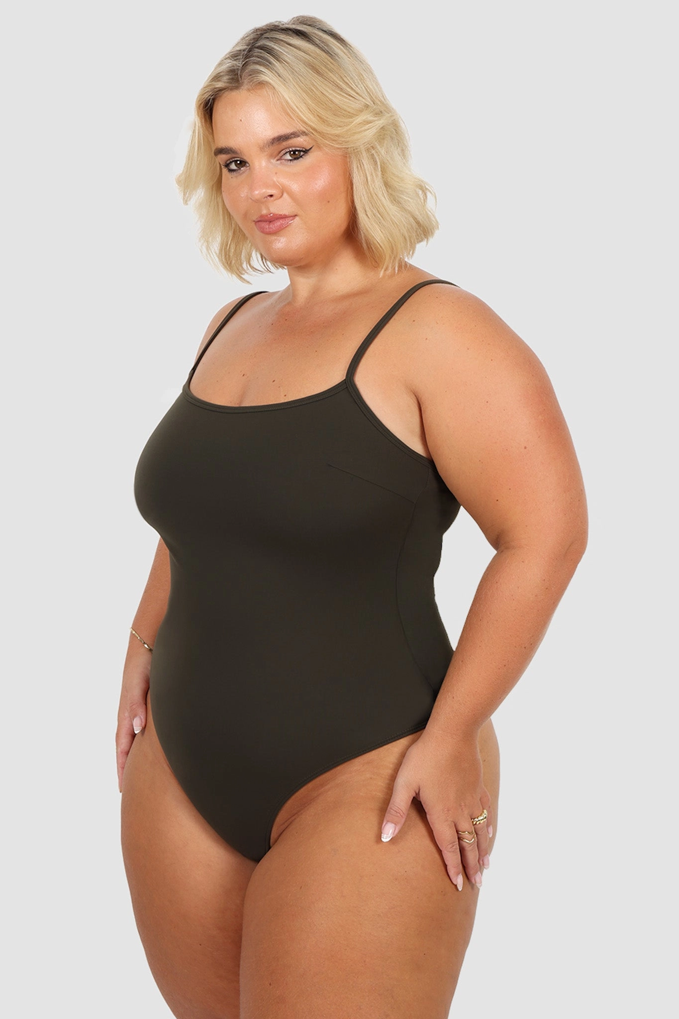 SAWYER BODYSUIT DEEP OLIVE