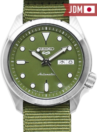 Seiko 5 Sports “Sports Style” Military Green 40 Ref. SBSA055