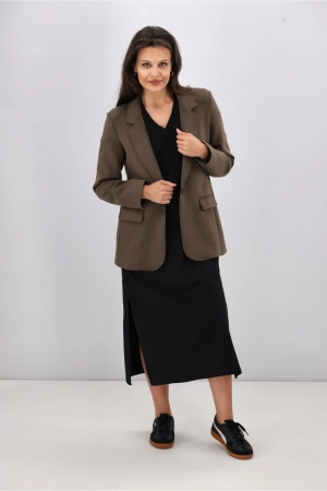 Shine On Label Louie Ponte Blazer Khaki