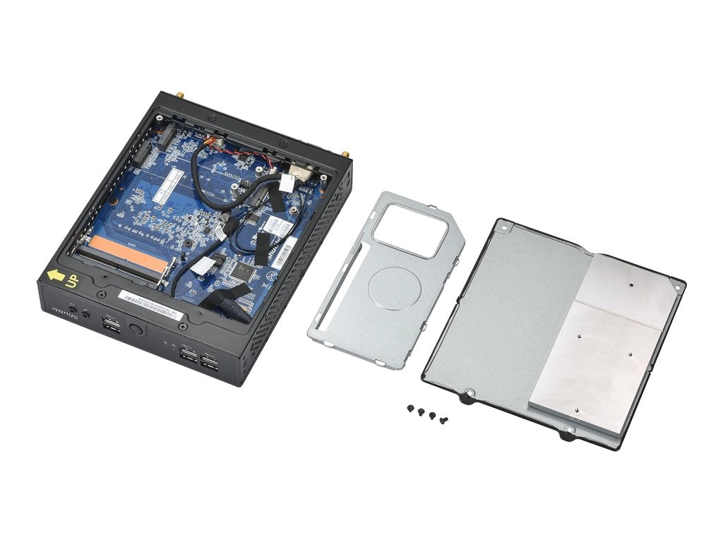 Shuttle XPC slim DS50U3 - Barebone - Slim-PC 1 x Core i3 i3-1315U / up to 4.5 GHz - RAM 0 GB - UHD Graphics - Gigabit Ethernet,