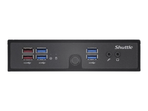 Shuttle XPC slim DS50U3 - Barebone - Slim-PC 1 x Core i3 i3-1315U / up to 4.5 GHz - RAM 0 GB - UHD Graphics - Gigabit Ethernet,