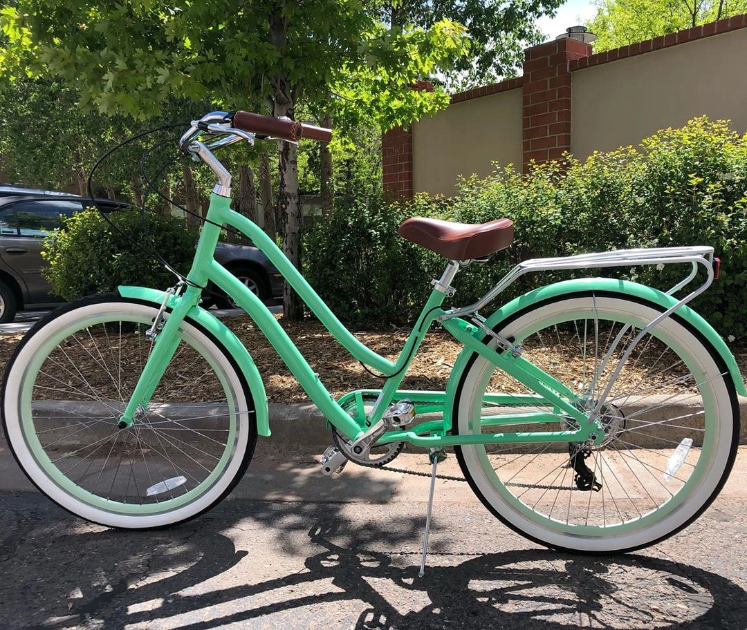 sixthreezero EVRYjourney Women's 26" 7 Speed Steel Step-Through Touring Hybrid Bicycle
