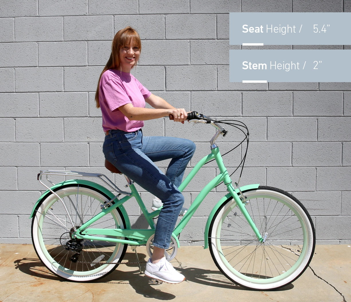 sixthreezero EVRYjourney Women's 26" 7 Speed Steel Step-Through Touring Hybrid Bicycle