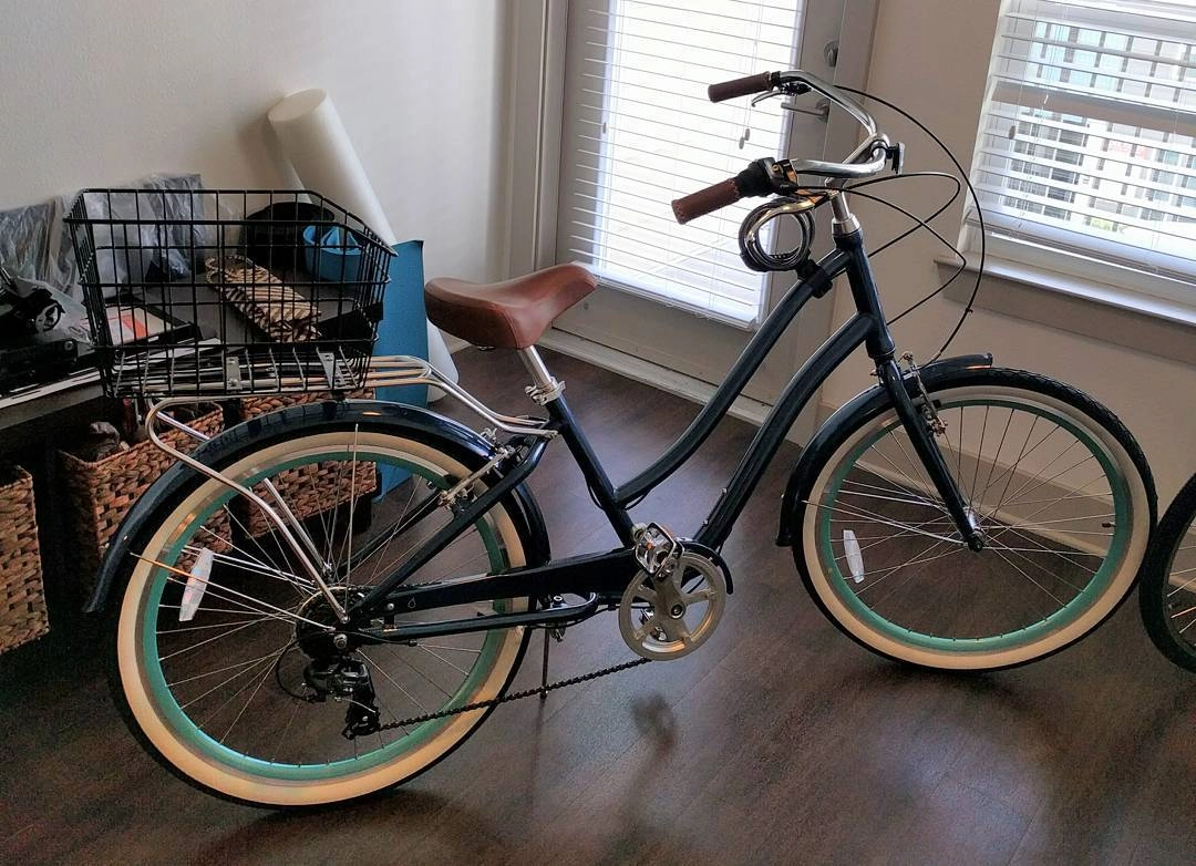 sixthreezero EVRYjourney Women's 26" 7 Speed Steel Step-Through Touring Hybrid Bicycle