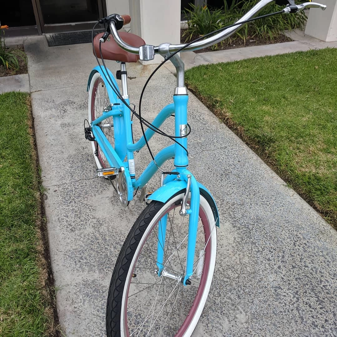 sixthreezero EVRYjourney Women's 26" 7 Speed Steel Step-Through Touring Hybrid Bicycle