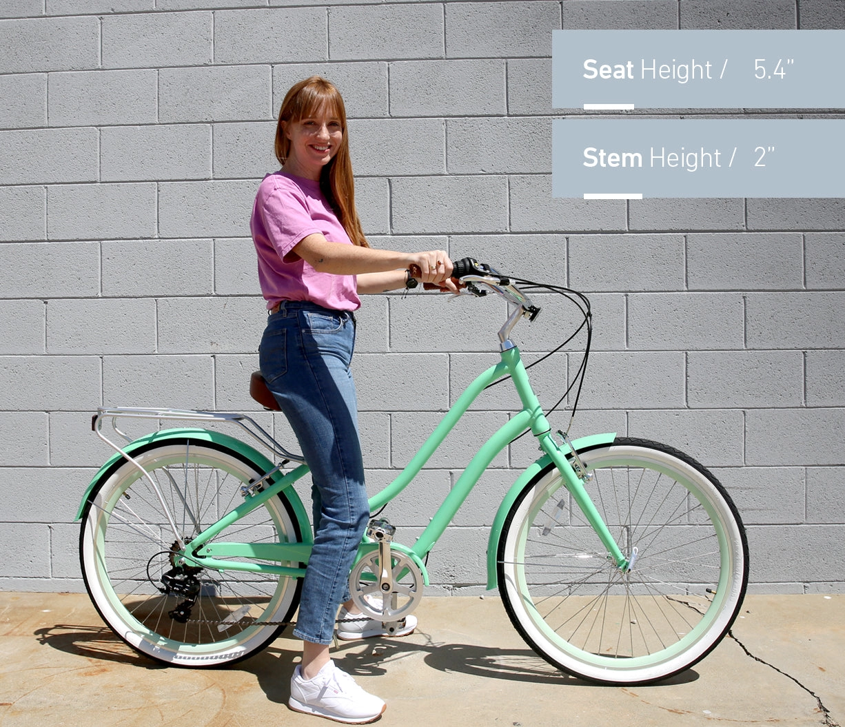 sixthreezero EVRYjourney Women's 26" 7 Speed Steel Step-Through Touring Hybrid Bicycle