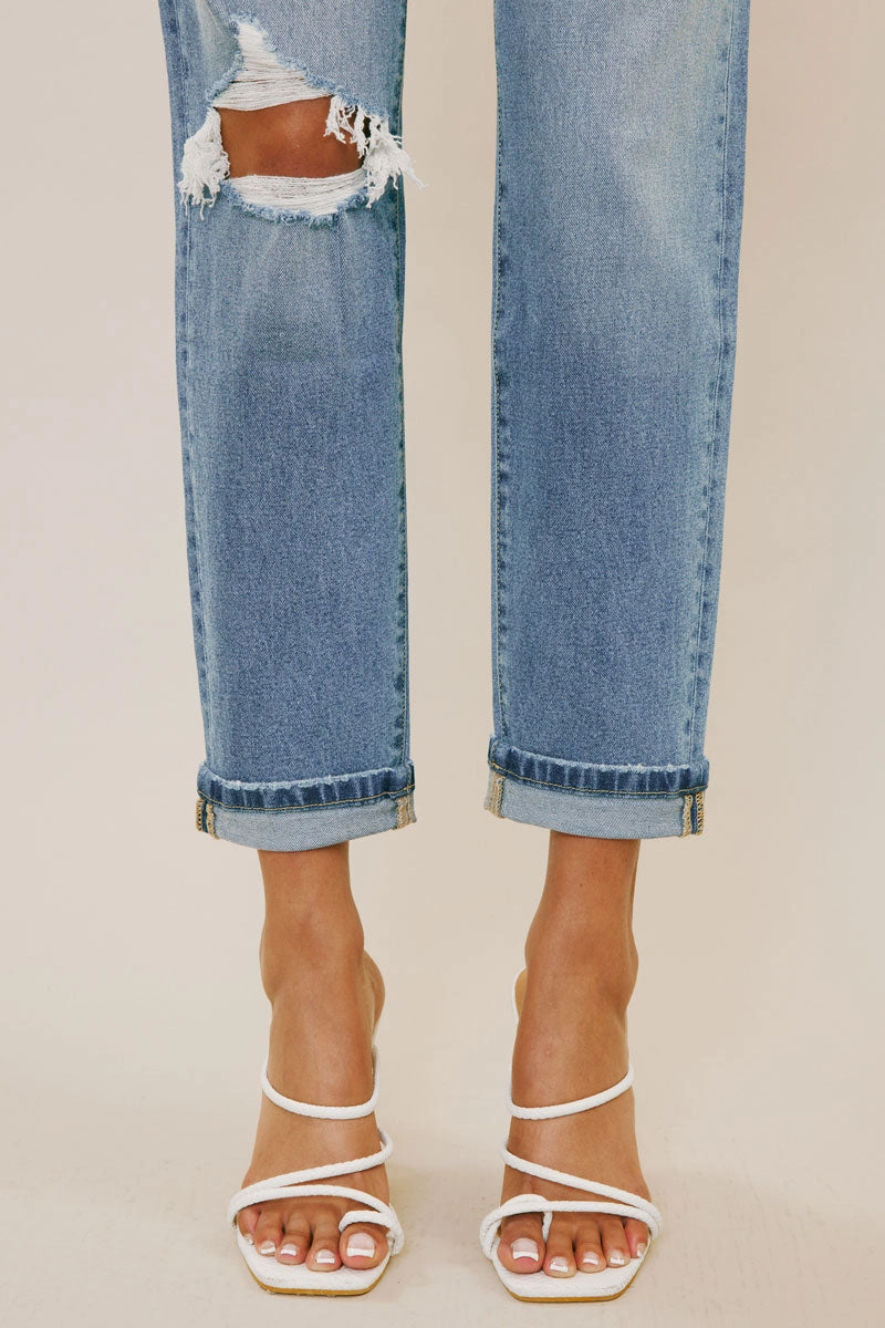 Stormi High Rise Mom Jeans