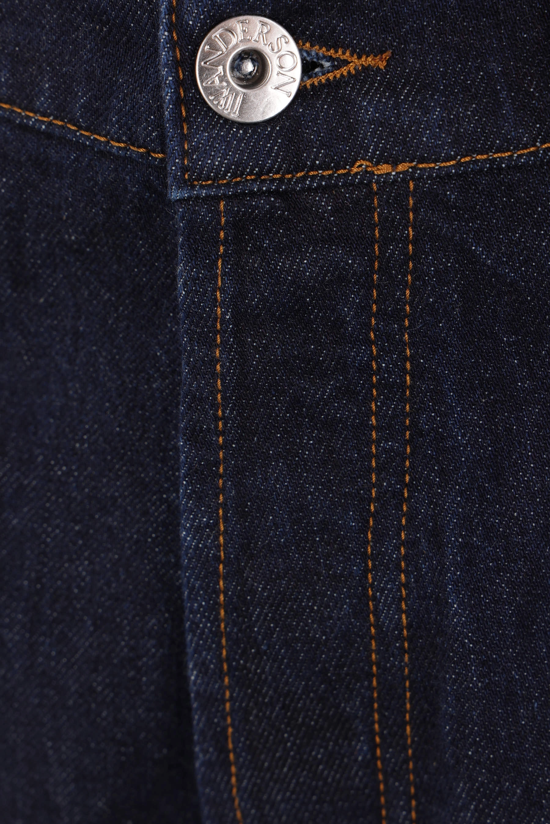 straight-leg denim jeans
