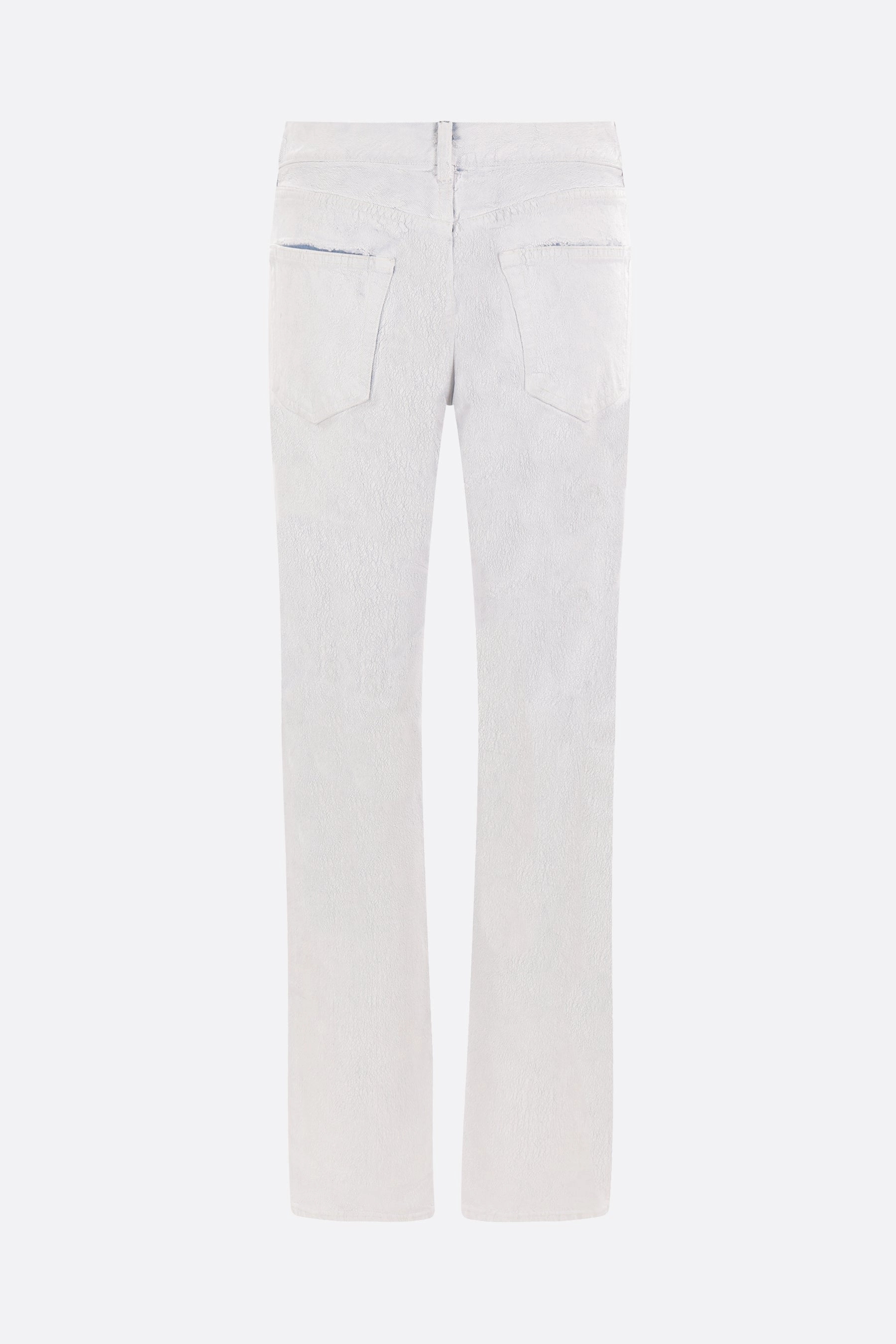 straight-leg jeans in Bianchetto denim