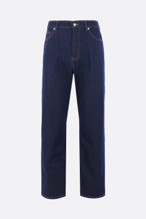 straight-leg jeans in denim