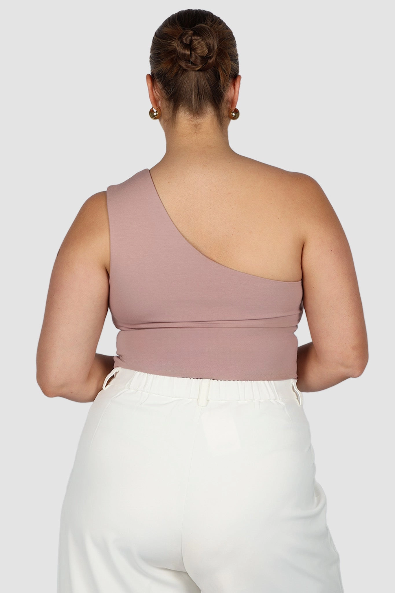SULLIVAN ONE SHOULDER TOP BLUSH