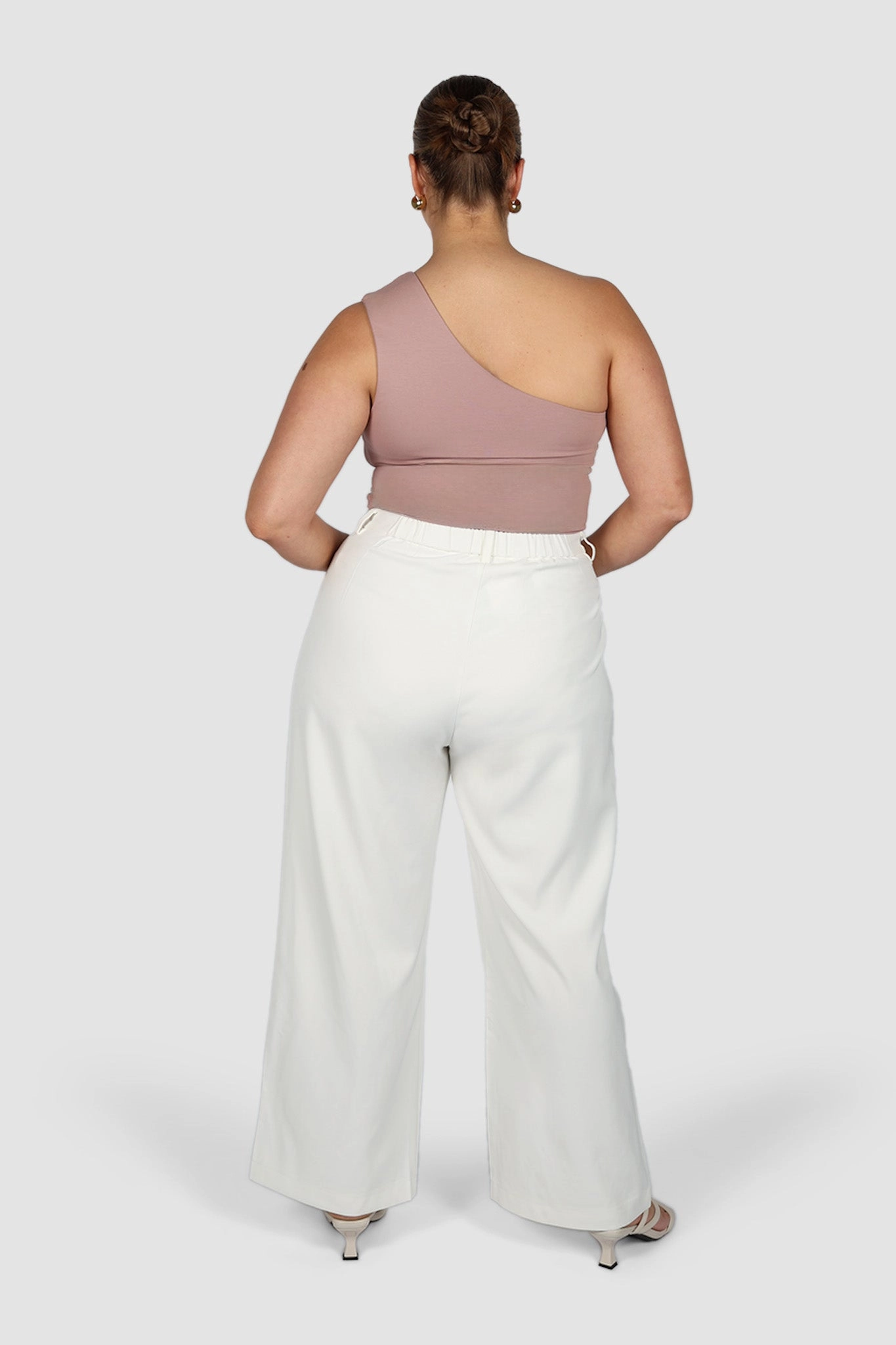 SULLIVAN ONE SHOULDER TOP BLUSH