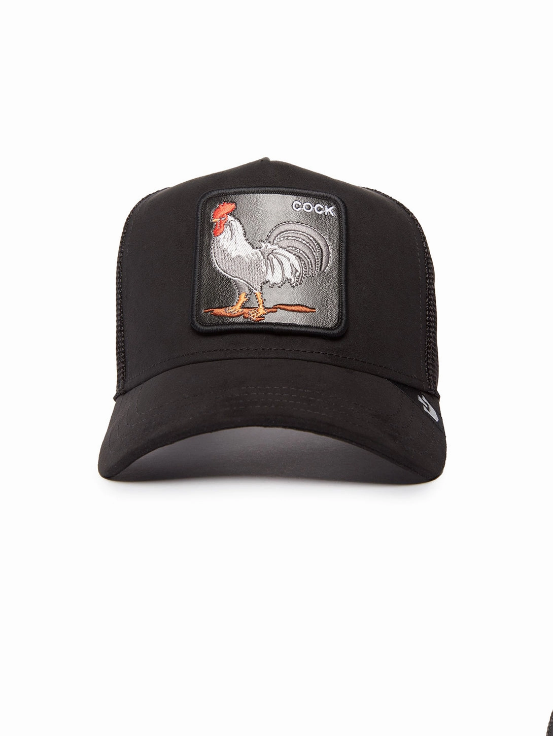 The Suede Rooster Hat - Black