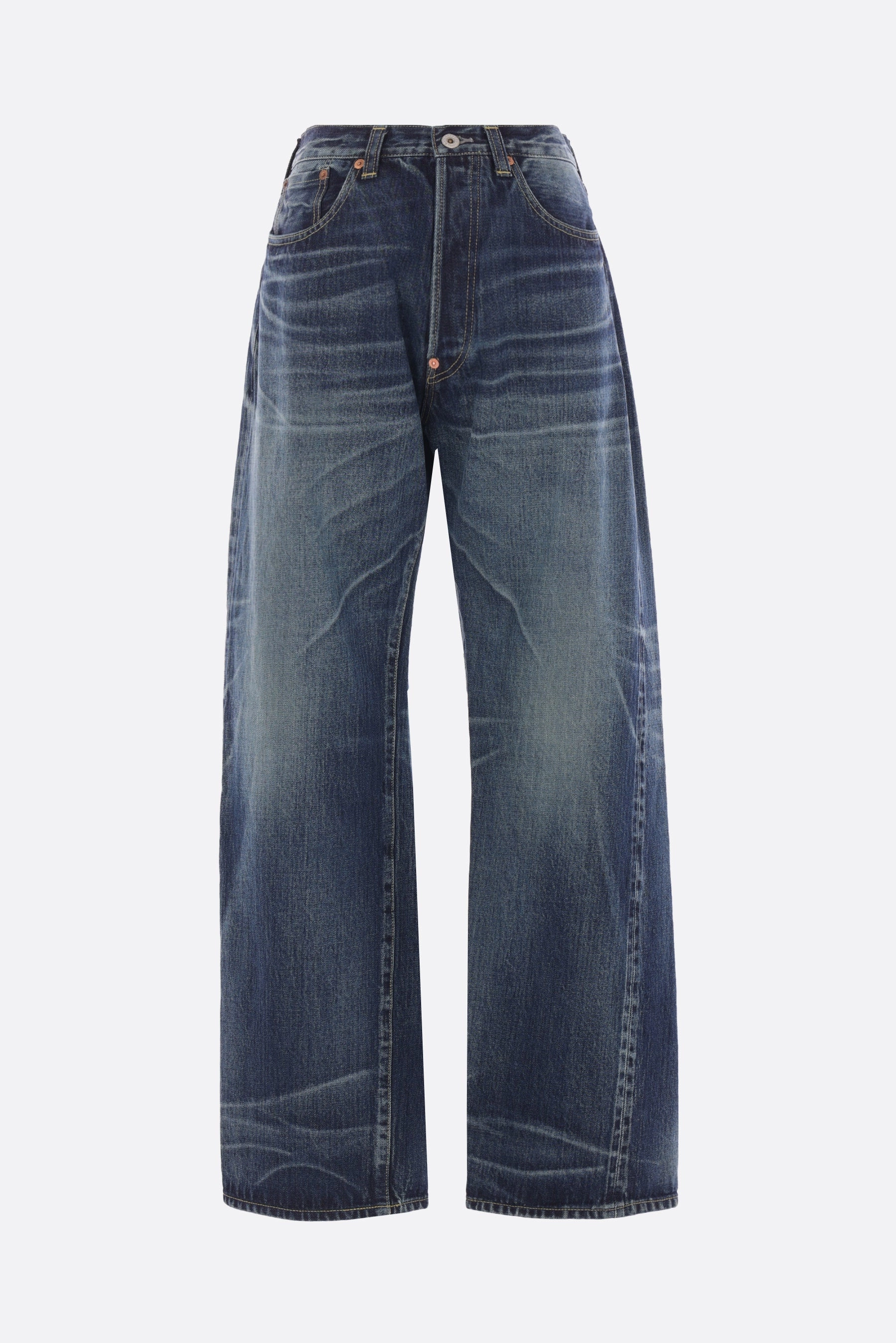 washed denim jeans