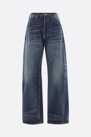 washed denim jeans