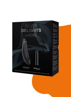 We-Vibe Tango and Womanizer Premium SILVER DELIGHTS Limited Edition Collection