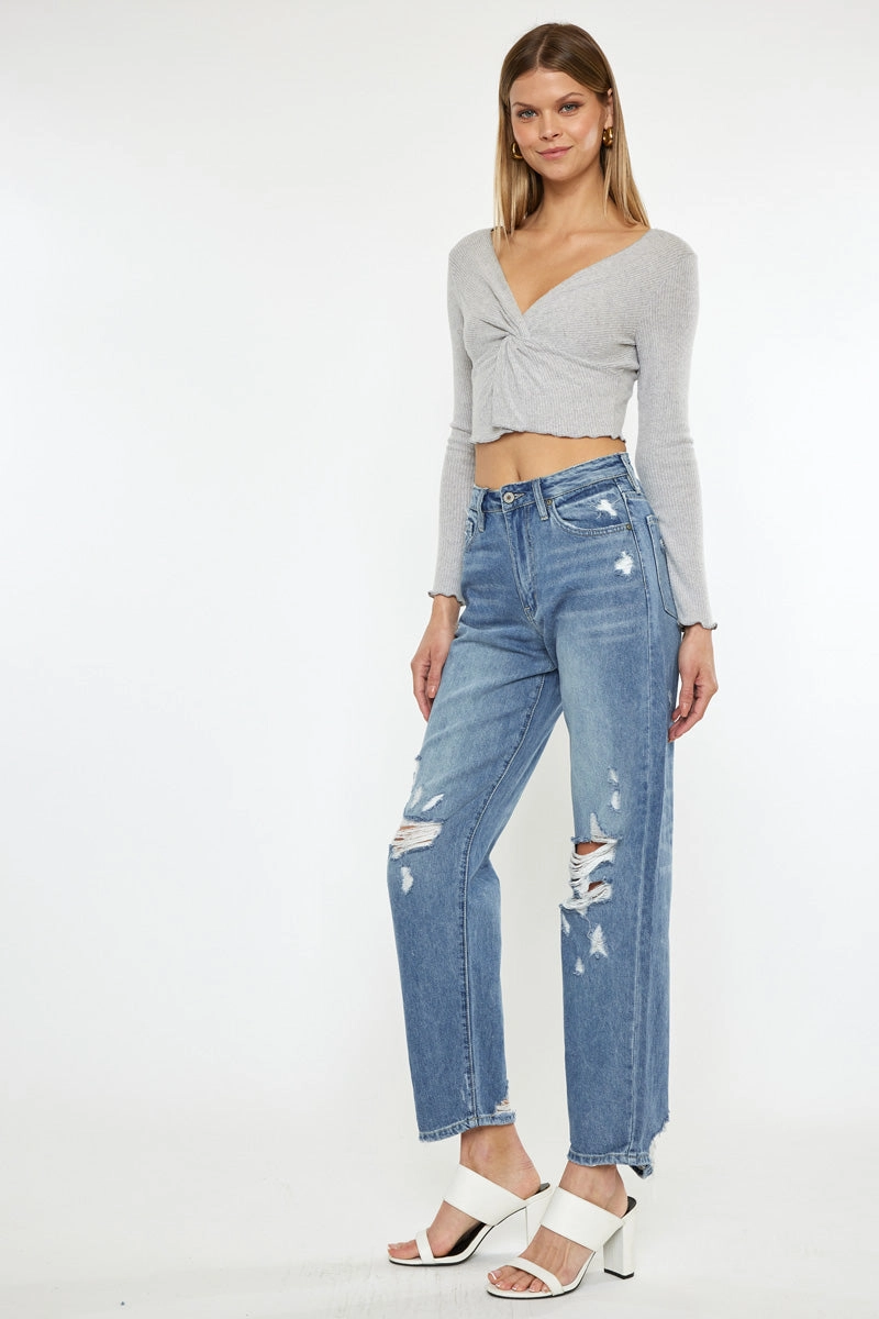 Wrene Ultra High Rise 90's Boyfriend Jeans
