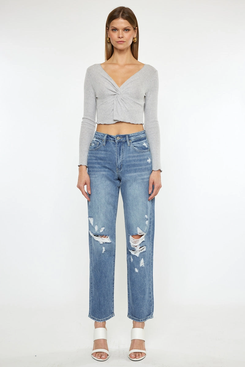Wrene Ultra High Rise 90's Boyfriend Jeans