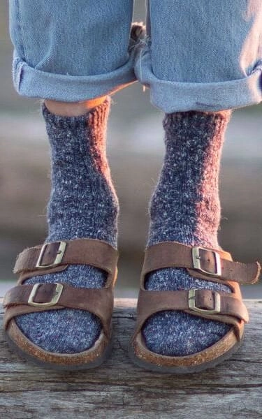 XS Unified - Fisherman's Cable Knit Crew Socks