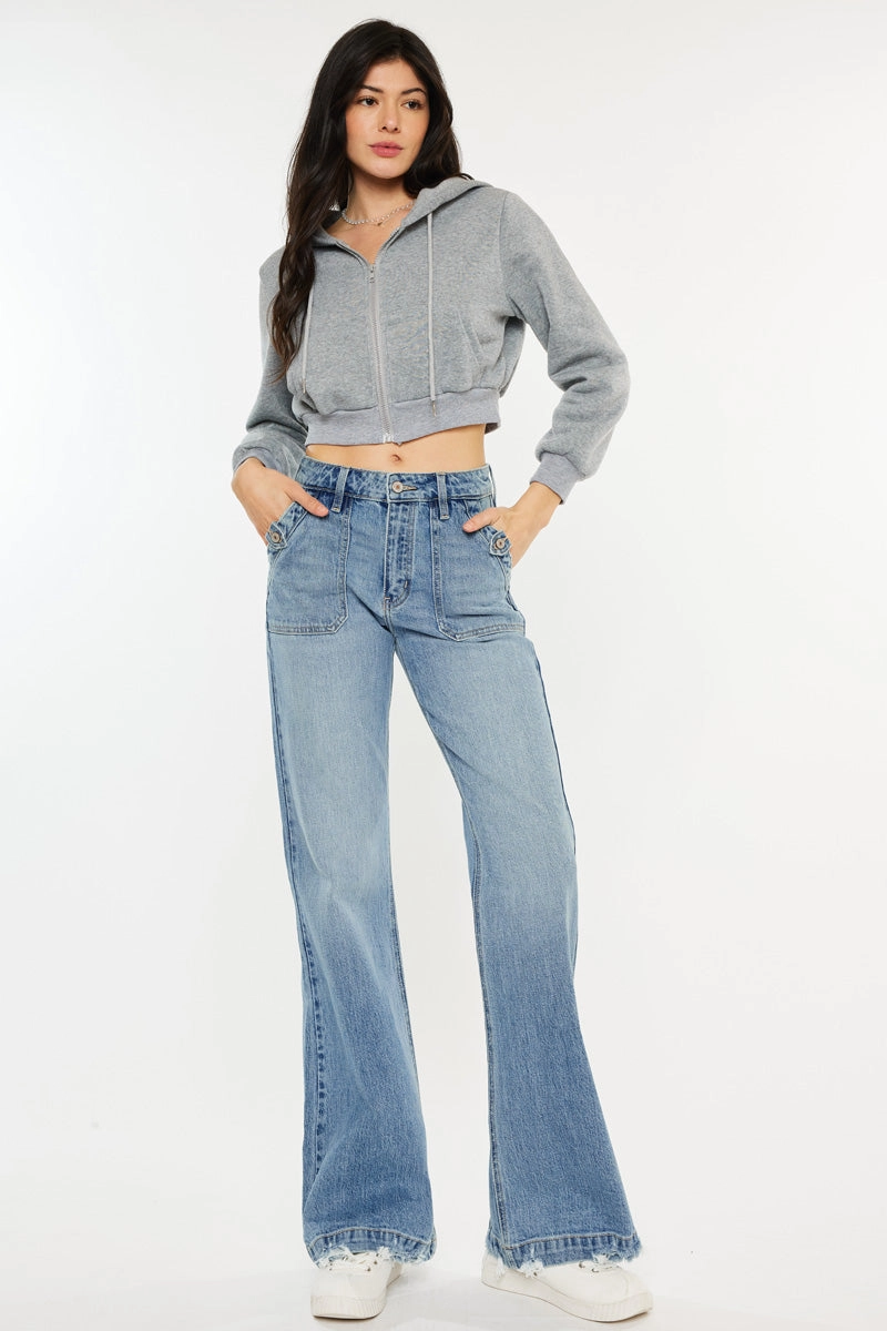 Yezmin High Rise Wide Flare