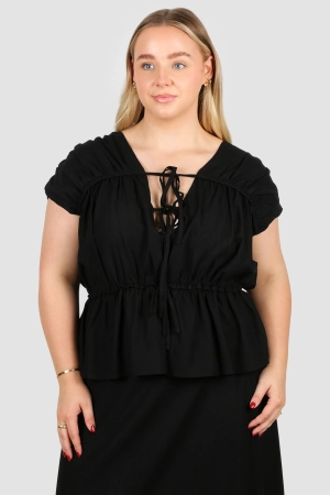 ZADIE TOP BLACK