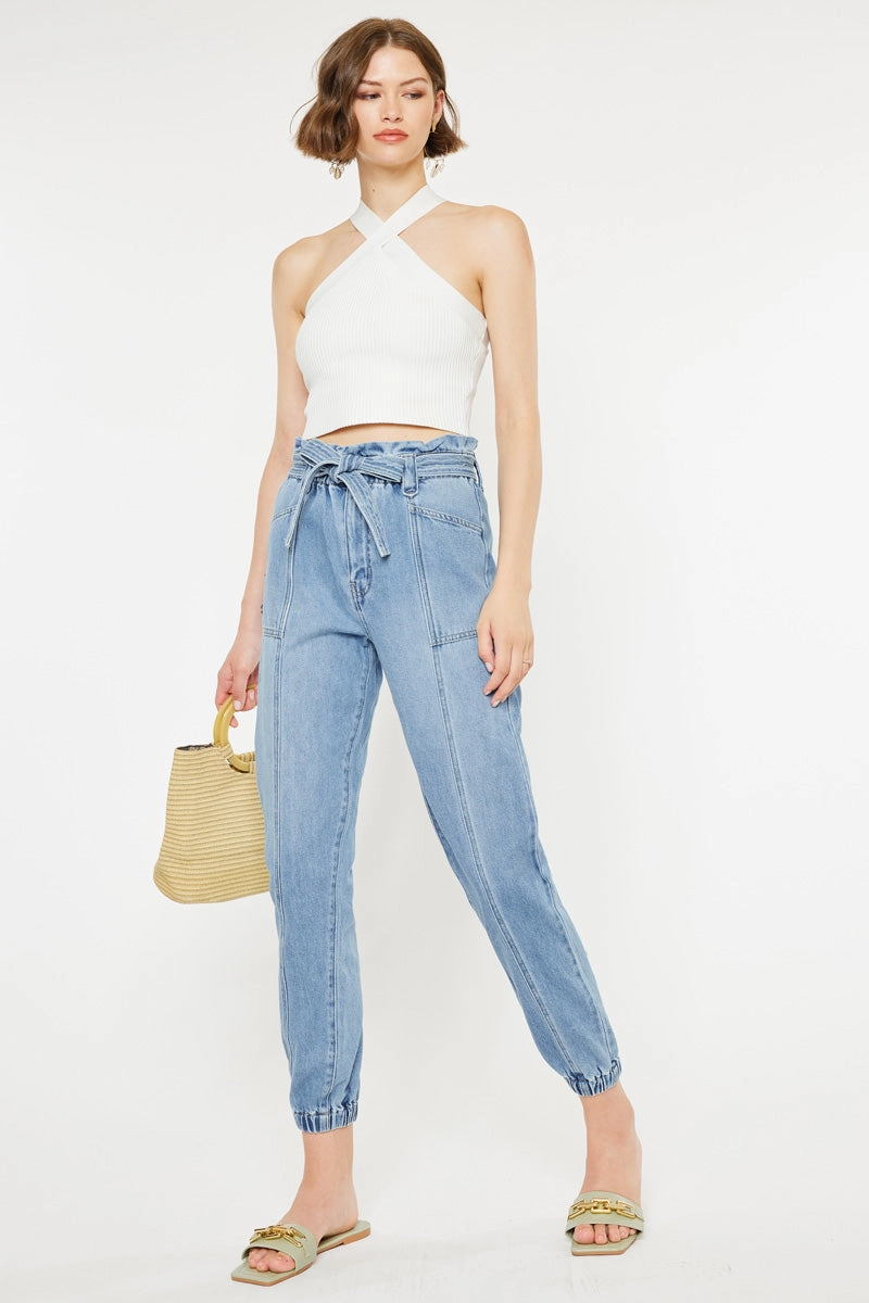 Zhuri Paperbag Jogger Pants