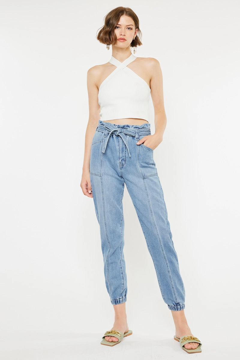 Zhuri Paperbag Jogger Pants