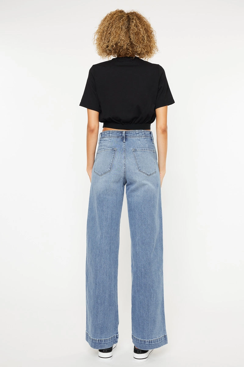 Zoelle Ultra High Rise Wide Leg Jeans